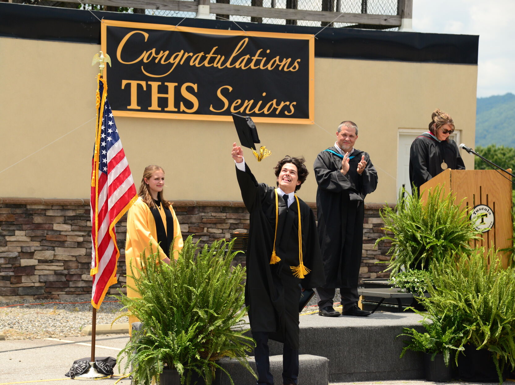 tuscola graduation throwing cap 4.JPG